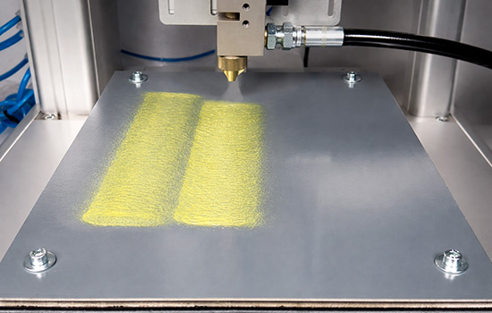 Spray grease dispensing on flat surface industrial application – NEUBOR