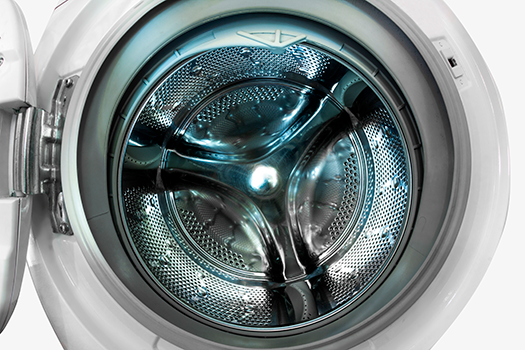Washing machine drum interior — precision grease lubrication for domestic appliances by NEUBOR manual stations